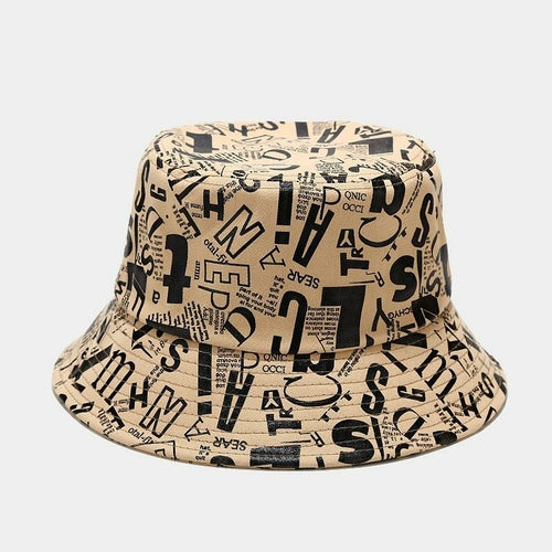 City Chic: Graffiti Letter Bucket Hat! - men's graphic t-shirts, Men's Shorts, Men's swim trunks, Men's Joggers, womens crop tee, womens crop top, Women's Hoodies, High Waisted Bikini, String Bikini Swimwear Sets, mens sweatpants, mens underwear, womens dresses, mens high top canvas shoes, men slides, Athletic Women Shoes, Women's canvas shoes, reversible bucket hat, best travel backpack -  Urban Style