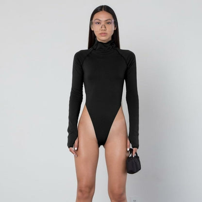 Chic & Shimmering: Neon High-Neck Bodysuit - men's graphic t-shirts, Men's Shorts, Men's swim trunks, Men's Joggers, womens crop tee, womens crop top, Women's Hoodies, High Waisted Bikini, String Bikini Swimwear Sets, mens sweatpants, mens underwear, womens dresses, mens high top canvas shoes, men slides, Athletic Women Shoes, Women's canvas shoes, reversible bucket hat, best travel backpack -  Urban Style