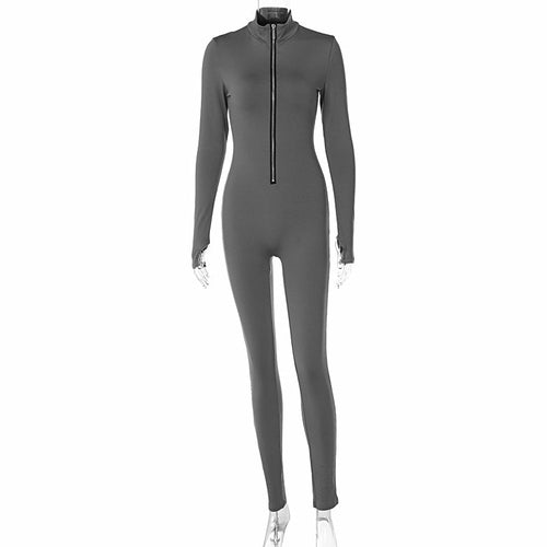 Stylish Full-Body Slimming Long-Sleeve Zipper Waist Yoga Jumpsuit - men's graphic t-shirts, Men's Shorts, Men's swim trunks, Men's Joggers, womens crop tee, womens crop top, Women's Hoodies, High Waisted Bikini, String Bikini Swimwear Sets, mens sweatpants, mens underwear, womens dresses, mens high top canvas shoes, men slides, Athletic Women Shoes, Women's canvas shoes, reversible bucket hat, best travel backpack -  Urban Style