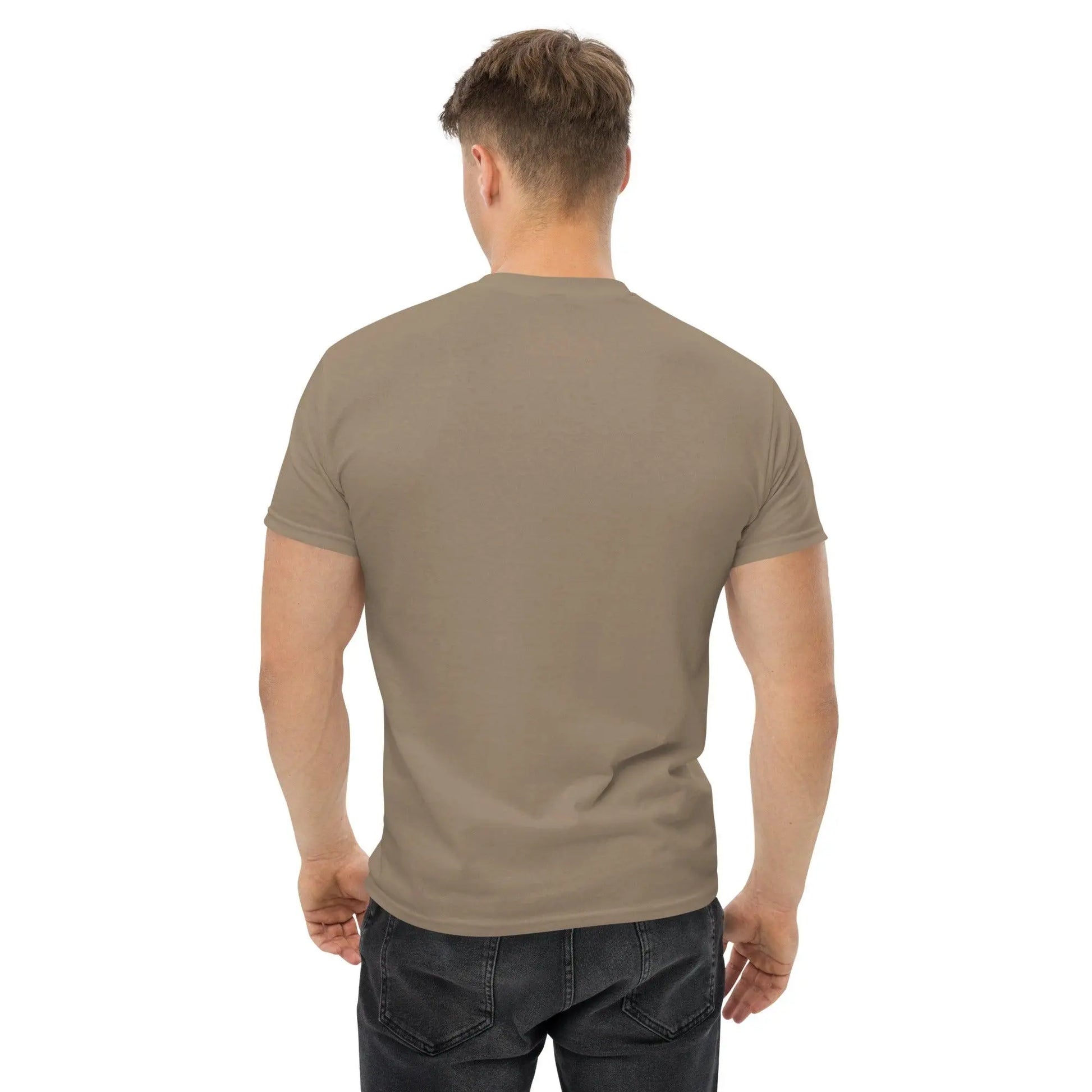 Men Classic Tee: Unmatched Comfort - men's graphic t-shirts, Men's Shorts, Men's swim trunks, Men's Joggers, womens crop tee, womens crop top, Women's Hoodies, High Waisted Bikini, String Bikini Swimwear Sets, mens sweatpants, mens underwear, womens dresses, mens high top canvas shoes, men slides, Athletic Women Shoes, Women's canvas shoes, reversible bucket hat, best travel backpack -  Urban Style