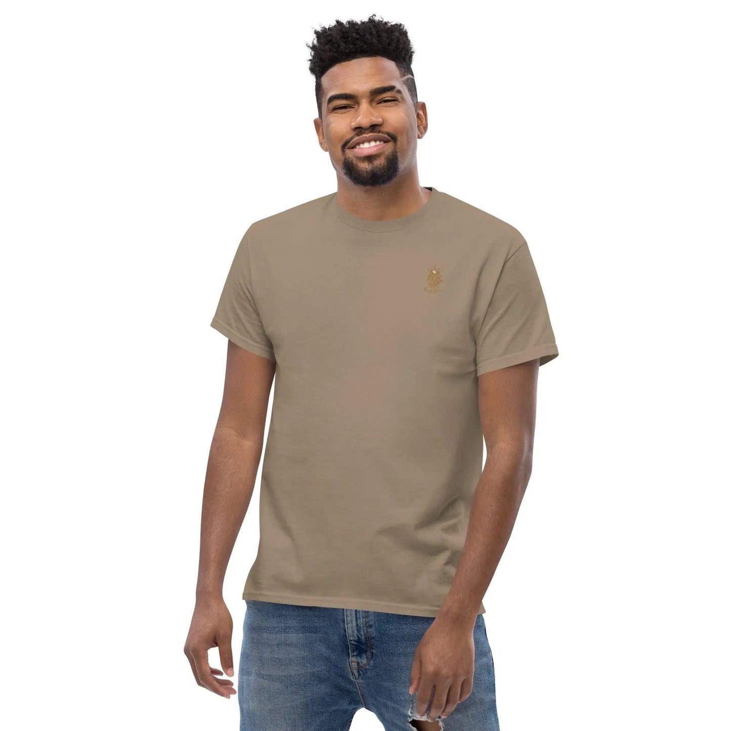 Men Classic Tee: Unmatched Comfort - men's graphic t-shirts, Men's Shorts, Men's swim trunks, Men's Joggers, womens crop tee, womens crop top, Women's Hoodies, High Waisted Bikini, String Bikini Swimwear Sets, mens sweatpants, mens underwear, womens dresses, mens high top canvas shoes, men slides, Athletic Women Shoes, Women's canvas shoes, reversible bucket hat, best travel backpack -  Urban Style