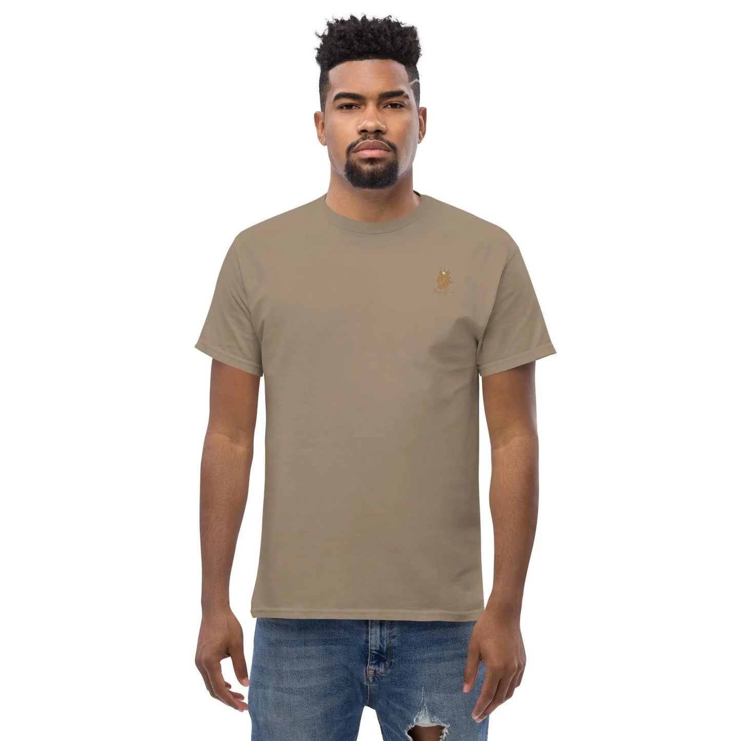 Men Classic Tee: Unmatched Comfort - men's graphic t-shirts, Men's Shorts, Men's swim trunks, Men's Joggers, womens crop tee, womens crop top, Women's Hoodies, High Waisted Bikini, String Bikini Swimwear Sets, mens sweatpants, mens underwear, womens dresses, mens high top canvas shoes, men slides, Athletic Women Shoes, Women's canvas shoes, reversible bucket hat, best travel backpack -  Urban Style