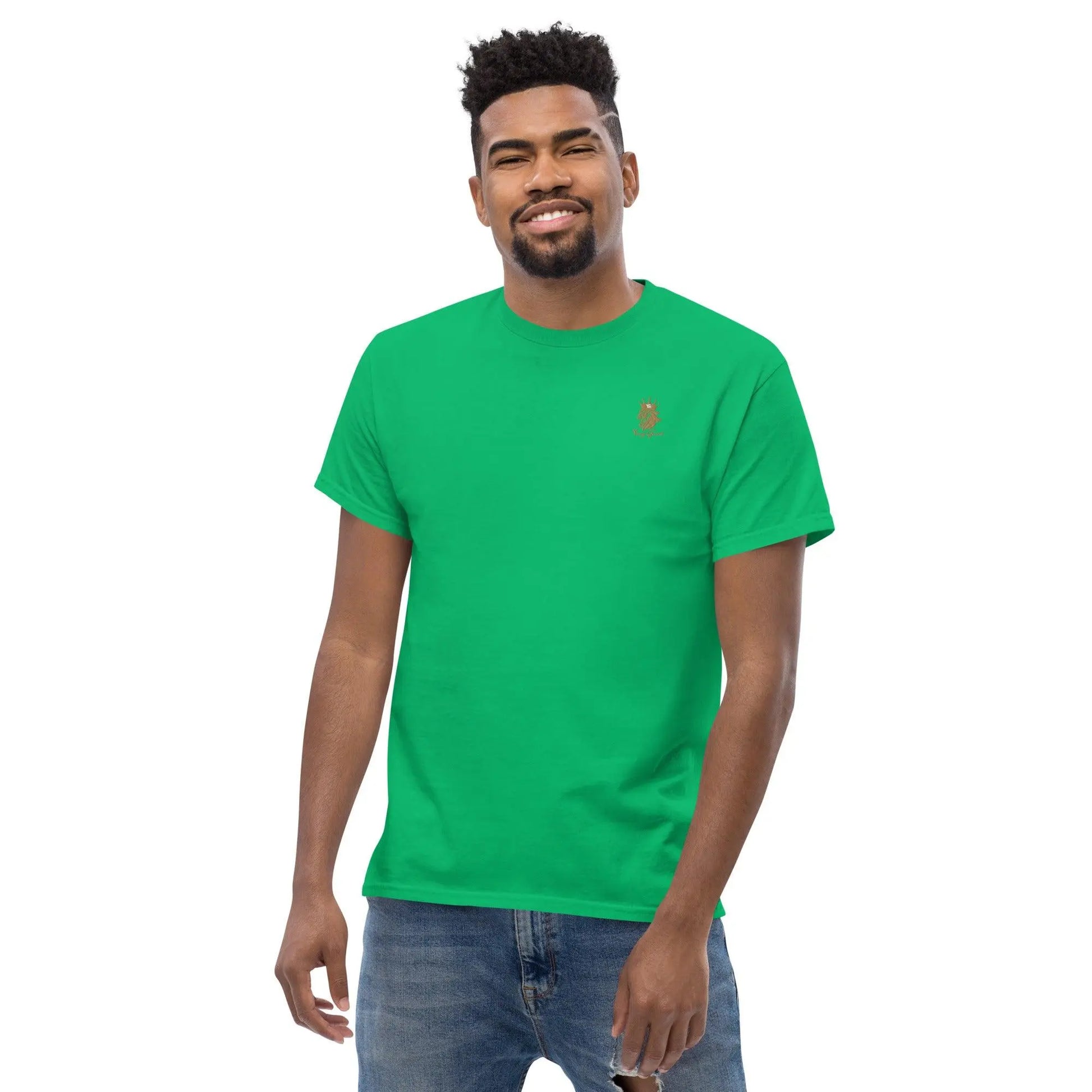 Men Classic Tee: Unmatched Comfort - men's graphic t-shirts, Men's Shorts, Men's swim trunks, Men's Joggers, womens crop tee, womens crop top, Women's Hoodies, High Waisted Bikini, String Bikini Swimwear Sets, mens sweatpants, mens underwear, womens dresses, mens high top canvas shoes, men slides, Athletic Women Shoes, Women's canvas shoes, reversible bucket hat, best travel backpack -  Urban Style