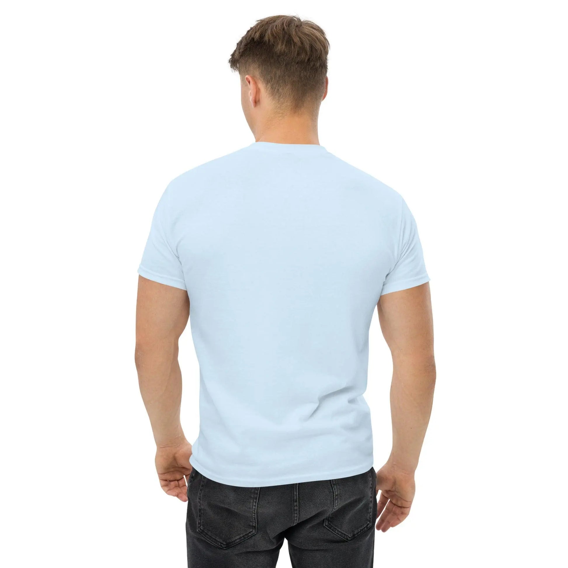 Men Classic Tee: Unmatched Comfort - men's graphic t-shirts, Men's Shorts, Men's swim trunks, Men's Joggers, womens crop tee, womens crop top, Women's Hoodies, High Waisted Bikini, String Bikini Swimwear Sets, mens sweatpants, mens underwear, womens dresses, mens high top canvas shoes, men slides, Athletic Women Shoes, Women's canvas shoes, reversible bucket hat, best travel backpack -  Urban Style