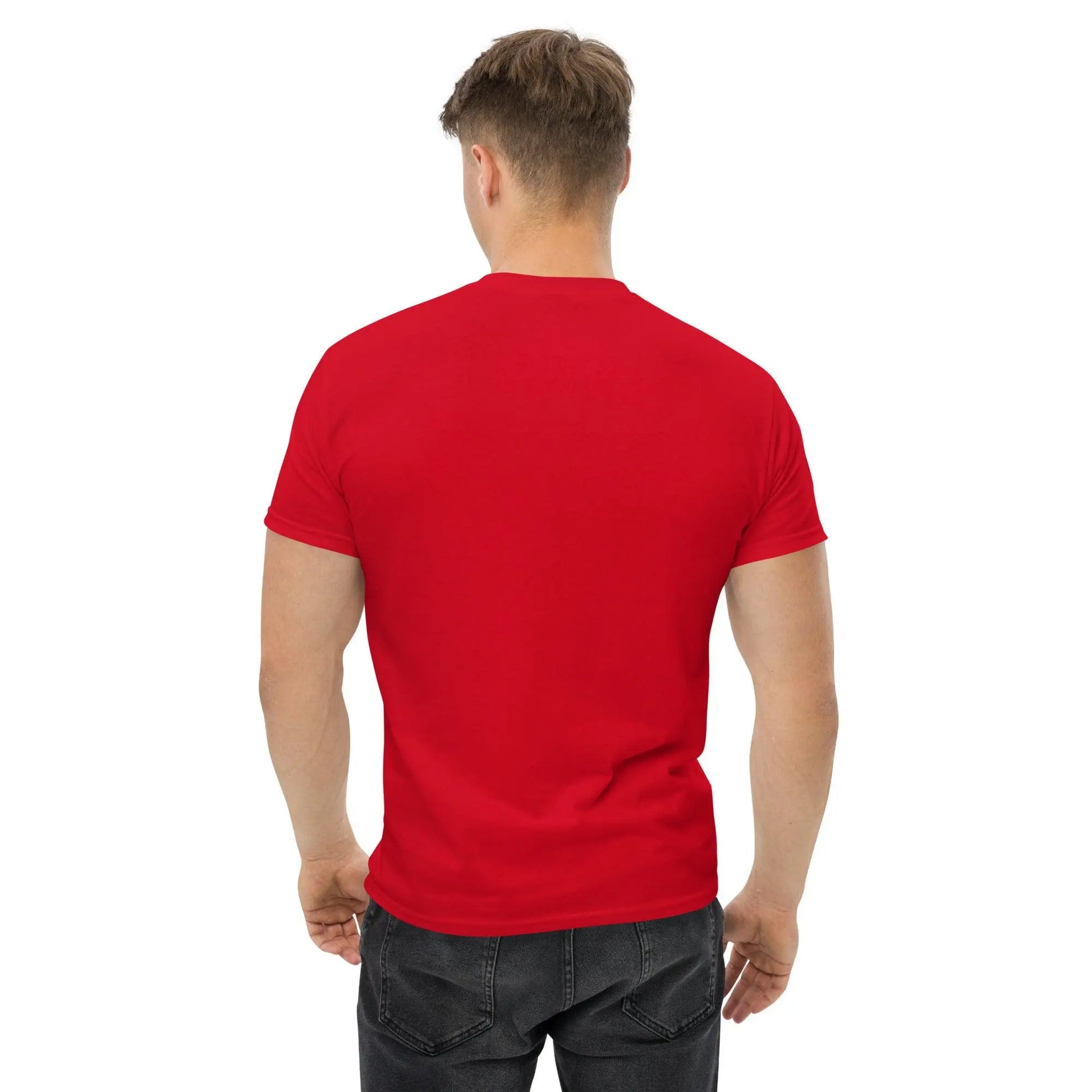 Men Classic Tee: Unmatched Comfort - men's graphic t-shirts, Men's Shorts, Men's swim trunks, Men's Joggers, womens crop tee, womens crop top, Women's Hoodies, High Waisted Bikini, String Bikini Swimwear Sets, mens sweatpants, mens underwear, womens dresses, mens high top canvas shoes, men slides, Athletic Women Shoes, Women's canvas shoes, reversible bucket hat, best travel backpack -  Urban Style