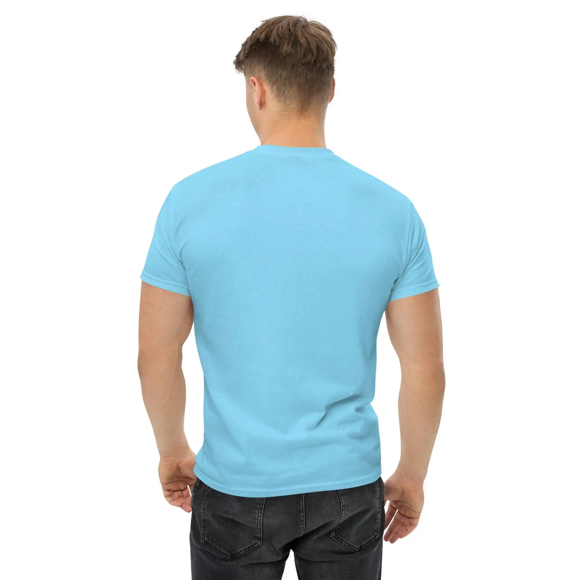 Men Classic Tee: Unmatched Comfort - men's graphic t-shirts, Men's Shorts, Men's swim trunks, Men's Joggers, womens crop tee, womens crop top, Women's Hoodies, High Waisted Bikini, String Bikini Swimwear Sets, mens sweatpants, mens underwear, womens dresses, mens high top canvas shoes, men slides, Athletic Women Shoes, Women's canvas shoes, reversible bucket hat, best travel backpack -  Urban Style