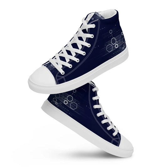 Men’s High Top Canvas Shoes-Premium Quality - men's graphic t-shirts, Men's Shorts, Men's swim trunks, Men's Joggers, womens crop tee, womens crop top, Women's Hoodies, High Waisted Bikini, String Bikini Swimwear Sets, mens sweatpants, mens underwear, womens dresses, mens high top canvas shoes, men slides, Athletic Women Shoes, Women's canvas shoes, reversible bucket hat, best travel backpack -  Urban Style